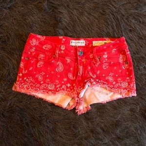 Bullhead PacSun bandanna shorts